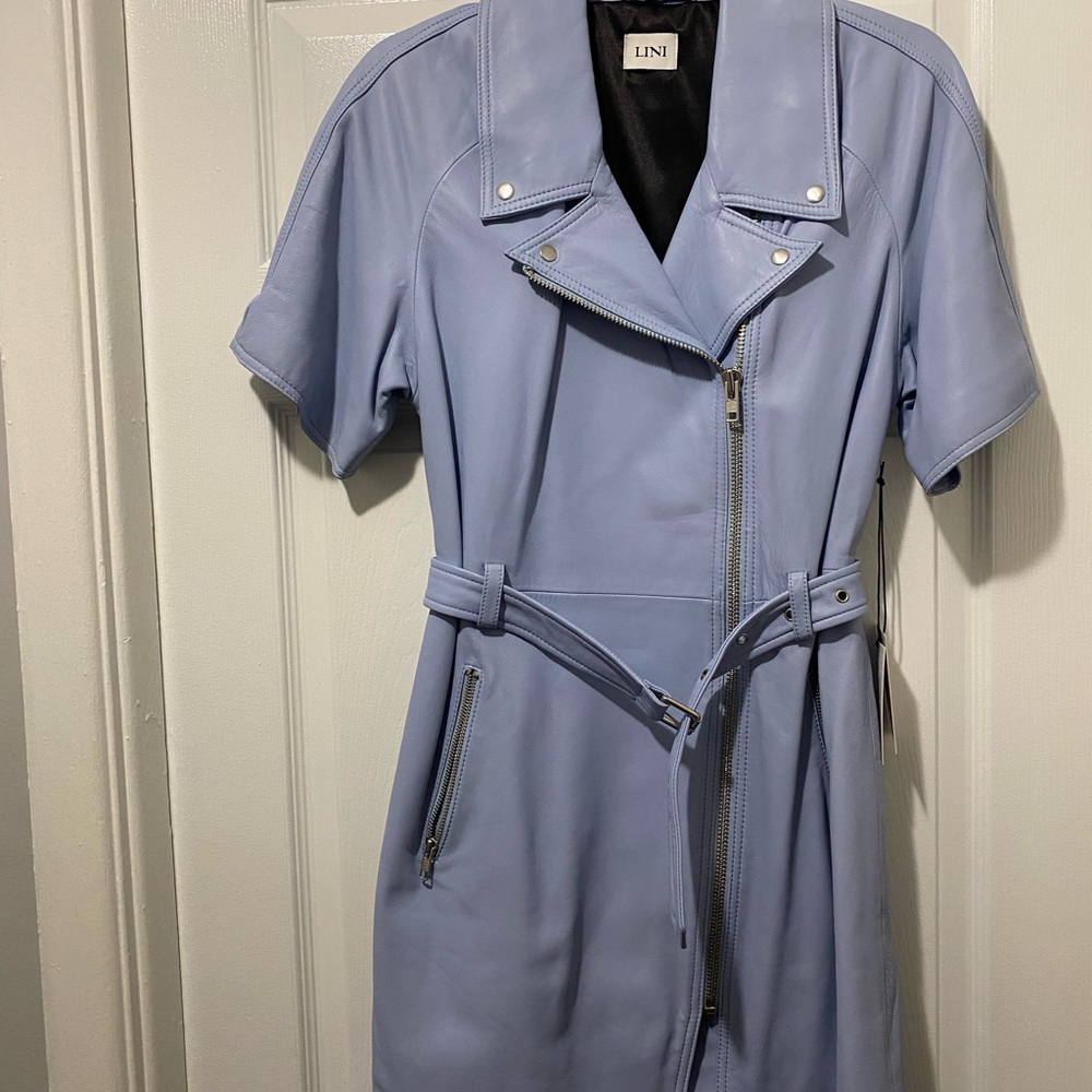 LINI Light Blue Mini Dress